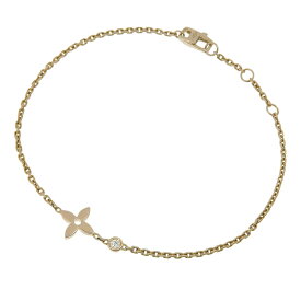 【ポイント5倍＆ 最大10万円割引クーポン数量限定 1/21 20時から】LOUIS VUITTON ルイヴィトン ブラスレ モノグラム イディール ダイヤ ブレスレット Q95245 K18PG 750 ピンクゴールド ダイヤモンド 0.04ct 15.5cm アジャスター付 腕輪 レディース 241001026997 ★