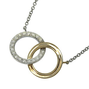 TIFFANY & Co. eBt@j[ C^[bLO T[N _C lbNX K18WG K18PG 750 zCgS[h sNS[h _Ch 40.5cm  ANZT[ fB[X  241100090