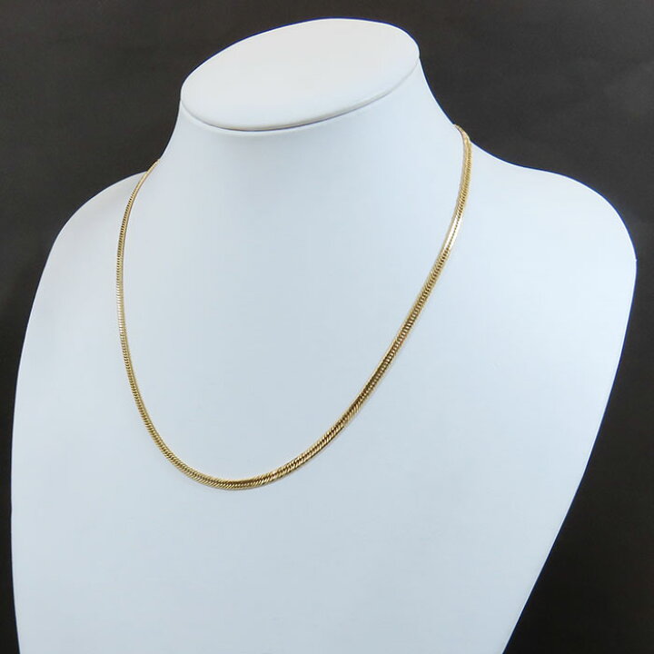 楽天市場】喜平 12面 T トリプル ネックレス K18YG 12.6g 50cm 