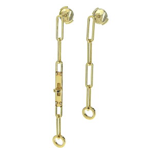 HERMES GX P[VF[k sAX K18YG 750 CG[S[h  ANZT[ fB[X  240101820355 