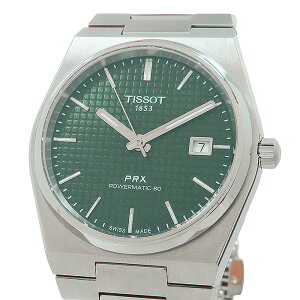 TISSOT �e�B�\ PRX Powermatic 80 T137.407.11.091.00 �O���[�������� SS �X�e�����X�X�`�[�� �r���v �������� �����Y �������� 241001026008