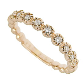 PONTE VECCHIO ポンテヴェキオ デザイン ダイヤ リング K18PG 750 ピンクゴールド ダイヤモンド 0.16ct 11号 指輪 アクセサリー レディース 送料無料 241100092353 ★