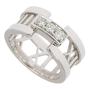 TIFFANY & Co. �e�B�t�@�j�[ �I�[�v�� �A�g���X �_�C�� �����O K18WG 750 �z���C�g�S�[���h �_�C�������h ��9.5�� �w�� �A�N�Z�T���[ ���f�B�[�X �������� 241100093808 ��