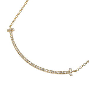 �y�|�C���g10�{�� �ő�10���~�����N�[�|�� ���ʌ���zTIFFANY & Co. �e�B�t�@�j�[ T�X�}�C�� �_�C�� �l�b�N���X �X���[�� K18PG 750 �s���N�S�[���h �_�C�������h 40.5cm ����� �A�N�Z�T���[ ���f�B
