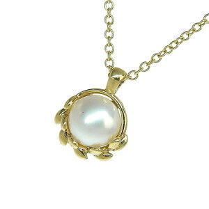 TIFFANY & Co. �e�B�t�@�j�[ �I���[�u ���[�t �p�[�� �l�b�N���X K18YG 750 �C�G���[�S�[���h �p�[�� �^�� 41cm ����� �A�N�Z�T���[ ���f�B�[�X �������� 241100095818 ��