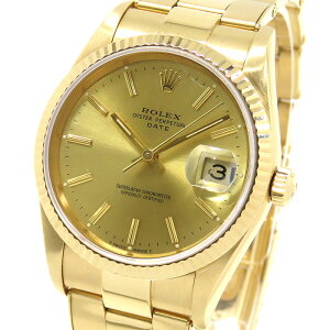 �y�ő�10���~�����N�[�|�� ���ʌ���z ROLEX �����b�N�X �I�C�X�^�[ �p�[�y�`���A�� �f�C�g 15238 N�� �V�����p���S�[���h������ K18YG 750 �C�G���[�S�[���h SS �X�e�����X�X�`�[�� �r���v ������