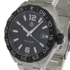 TAG HEUER タグホイヤー フォーミュラ1 デイト WAZ1110 ブラック文字盤 SS ステンレススチール 腕時計 クォーツ メンズ 送料無料 241001028094 ★