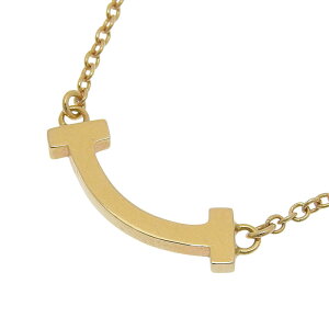 TIFFANY & Co. �e�B�t�@�j�[ T �X�}�C�� �~�j �l�b�N���X K18YG 750 �C�G���[�S�[���h 40.5cm �A�W���X�^�[�t ����� �A�N�Z�T���[ ���f�B�[�X �������� 241100100384 ��