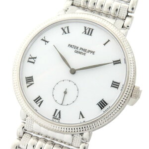 �y�ő�10���~�����N�[�|�� ���ʌ���z PATEK PHILIPPE �p�e�b�N�t�B���b�v �J���g���o 3919/8G-001 �z���C�g������ K18WG 750 �z���C�g�S�[���h �����C 101.5g �r���v �芪 �����Y ���������y���[�J�[OH��