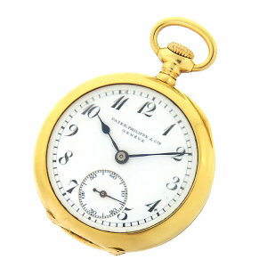 �y�ő�3���~�����N�[�|�� ���ʌ��� 4/1�`�z PATEK PHILIPPE �p�e�b�N�t�B���b�v �A���e�B�[�N �������v �z���C�g������ K18YG 750 �z���C�g�S�[���h �����C ���B���e�[�W ��22.2g �r���v �芪 �{�[�C