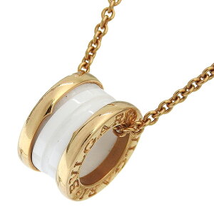 �y�ő�10���~�����N�[�|�����ʌ��� �z BVLGARI �u���K�� �r�[�E�[������ �Z���~�b�N �l�b�N���X K18PG CE 750 �s���N�S�[���h �Z���~�b�N 38.5cm B-ZERO1 �A�W���X�^�[�t ����� 12.5g �A�N�Z�T���[ ���f