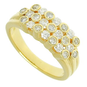 TASAKI �^�T�L �f�U�C�� �_�C�� �����O K18YG 750 �C�G���[�S�[���h �_�C�������h 0.71ct 13�� �w�� 5.5g �A�N�Z�T���[ ���f�B�[�X �������� 241100104217 ��