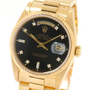 ROLEX �����b�N�X �f�C�f�C�g 18238A L�� �u���b�N������ K18YG 750 �C�G���[�S�[���h �����C �ۏ؏��t ��138.4g �r���v ������ �����Y ���������y�d��ρz241001030760