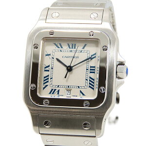 �y�ő�10���~�����N�[�|�� ���ʌ��� 4/13 20������z CARTIER �J���e�B�G �T���g�X�K���x LM W20018D6 �A�C�{���[������ SS �X�e�����X�X�`�[�� ��81.7g �r���v �d�r�� �����Y ���������y�d��E�d�r��