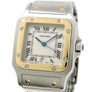 �y�ő�10���~�����N�[�|�����ʌ��� �z CARTIER �J���e�B�G �T���g�X�K���x W20011C4 �z���C�g������ K18YG×SS �C�G���[�S�[���h 750×�X�e�����X�X�`�[�� �R���r ��79.0g �r���v �d�r�� �����Y ������