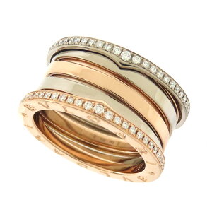 �y�|�C���g7�{�� �ő�10���~�����N�[�|�� ���ʌ��� 5/23 20������zBVLGARI �u���K�� B-Zero1 4�o���h �_�C�� �����O 355071 K18WG K18PG 750 �z���C�g�S�[���h �s���N�S�[���h �_�C�������h �R���r 56 �r�[