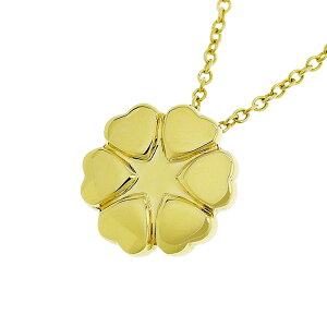 TIFFANY & Co. �e�B�t�@�j�[ �p���}�E�s�J�\ �N���E�� �I�u �n�[�g �l�b�N���X K18YG 750 �C�G���[�S�[���h 41cm ����� 3.8g �A�N�Z�T���[ ���f�B�[�X �������� 240101856297 ��