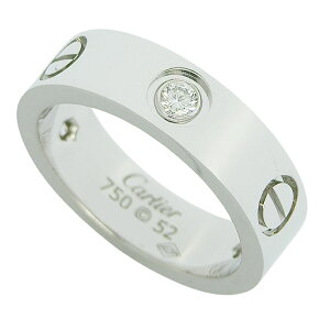 �y�ő�10���~�����N�[�|�� ���ʌ��� 4/13 20������z CARTIER �J���e�B�G ���u �n�[�t �_�C�� �����O K18WG 750 �z���C�g�S�[���h �_�C�������h ��52 12������ �w�� 8.8g �A�N�Z�T���[ ���f�B�[�X ����