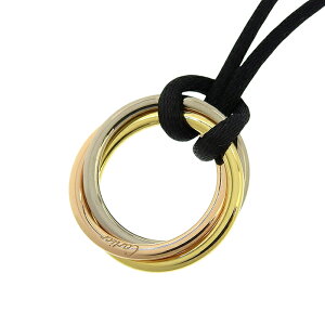 CARTIER �J���e�B�G �g���j�e�B �X���[�J���[ �l�b�N���X K18YG K18WG K18PG 750 �C�G���[�S�[���h �z���C�g�S�[���h �s���N�S�[���h �`59cm �A�W���X�^�[�t ����� 13.1g �A�N�Z�T���[ ���f�B�[�X ����