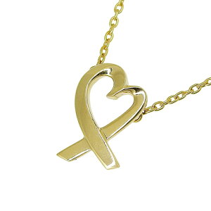 TIFFANY & Co. �e�B�t�@�j�[ �p���}�E�s�J�\ ���r���O �n�[�g �l�b�N���X K18YG 750 �C�G���[�S�[���h 41cm ����� 3.0g �A�N�Z�T���[ ���f�B�[�X �������� 240101856367 ��