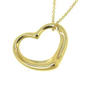 TIFFANY & Co. �e�B�t�@�j�[ �G���T�E�y���b�e�B �I�[�v���n�[�g �l�b�N���X 18KYG 750 �C�G���[�S�[���h 40.5cm ����� 5.3g �A�N�Z�T���[ ���f�B�[�X �������� 240101856368 ��