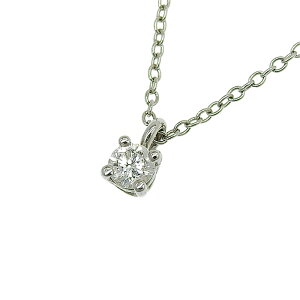 �y�ő�10���~�����N�[�|�����ʌ��� �z TIFFANY & Co. �e�B�t�@�j�[ �\���e�B�A �_�C�� �l�b�N���X Pt950 �v���`�i �_�C�������h 40.5cm ����� 2.3g �A�N�Z�T���[ ���f�B�[�X �������� 240101856392 ��