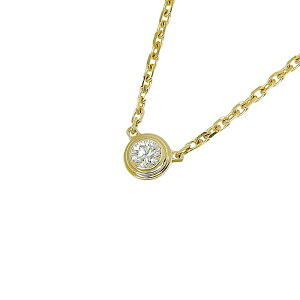 �y�ő�10���~�����N�[�|�� ���ʌ��� 4/13 20������z CARTIER �J���e�B�G �_���[�� XS �_�C�� �l�b�N���X K18YG 750 �C�G���[�S�[���h �_�C�������h 38cm �A�W���X�^�[�t ����� 2.1g �A�N�Z�T���[ ���f