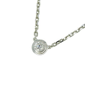 CARTIER �J���e�B�G �_���[�� XS �_�C�� �l�b�N���X K18WG 750 �z���C�g�S�[���h �_�C�������h 38cm �A�W���X�^�[�t ����� 2.3g �A�N�Z�T���[ ���f�B�[�X �������� 240101856403 ��