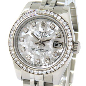 �y�ő�3���~�����N�[�|���z ROLEX �����b�N�X ���f�B �f�C�g�W���X�g 26 179384G G�� �_�C���x�[�� �z���C�g�S�[���h�N���X�^�������� K18WG 750 SS �z���C�g�S�[���h 10P�_�C�������h �ۏ؏��t ��67.5