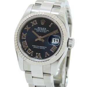 �y�ő�10���~�����N�[�|�� ���ʌ���z ROLEX �����b�N�X �f�C�g�W���X�g 179174 �����_�� �u���[������ SS �X�e�����X�X�`�[�� ��71.3g �r���v �������� ���f�B�[�X�y�d��ρz241001030327