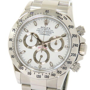 �y�ő�10���N�����N�[�|�� ���ʌ���z ROLEX �����b�N�X �R�X���O���t �f�C�g�i 116520 F�� �z���C�g������ SS �X�e�����X�X�`�[�� �N���m�O���t �ۏ؏��t ��143.0g �r���v ������ �����Y �������� 