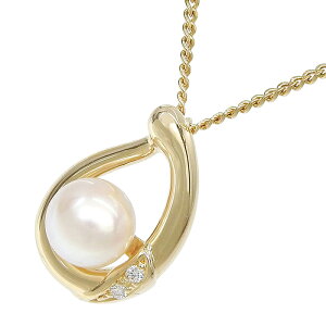 �y�ő�10���~�����N�[�|�� ���ʌ���z TASAKI �^�T�L �f�U�C�� �p�[�� �_�C�� �l�b�N���X K18YG 750 �C�G���[�S�[���h �p�[�� �^�� �_�C�������h 0.02ct 38cm ����� 4.5g �A�N�Z�T���[ ���f�B�[�X ��