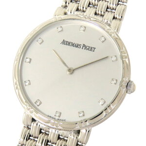 AUDEMARS PIGUET �I�[�f�}�s�Q ���E���h �E�H�b�` �V���o�[������ K18WG 750 �z���C�g�S�[���h �_�C�������h �_�C���C���f�b�N�X 12P�_�C�� ��87.6g �r���v �N�H�[�c �d�r�� �����Y ���������y�d���