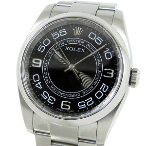 �y�ő�3���~�����N�[�|�� ���ʌ���z ROLEX �����b�N�X �I�C�X�^�[�p�[�y�`���A�� �R���Z���g���b�N 116000 �����_�� �u���b�N������ SS �X�e�����X�X�`�[�� ��120.2g �r���v �������� �����Y ��