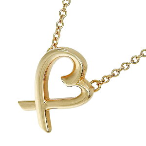 �y�ő�10���~�����N�[�|�� ���ʌ���z TIFFANY & Co. �e�B�t�@�j�[ �p���}�E�s�J�\ ���r���O�n�[�g �l�b�N���X K18PG 750 �s���N�S�[���h 41cm ����� 2.5g �A�N�Z�T���[ ���f�B�[�X �������� 24010186104