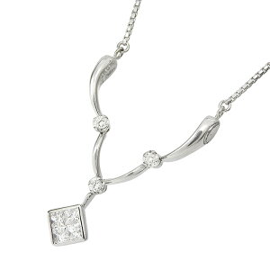 TASAKI �^�T�L �f�U�C�� �_�C�� �l�b�N���X Pt900 Pt850 �v���`�i �_�C�������h 0.10ct 0.40ct 38.5cm �A�W���X�^�[�t ����� 9.3g �A�N�Z�T���[ ���f�B�[�X �������� 241100105087 ��