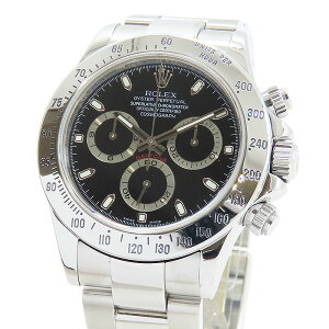 ROLEX �����b�N�X �R�X���O���t �f�C�g�i 116520 Z�� �u���b�N������ SS �X�e�����X�X�`�[�� ��140.1g �r���v �������� �����Y ���������y�d��ρz241001031182