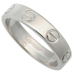 �y�ő�10���~�����N�[�|�� ���ʌ��� 6/20 20������z CARTIER �J���e�B�G �~�j���u �����O K18WG 750 �z���C�g�S�[���h ��47 7������ �w�� 3.5g �A�N�Z�T���[ ���f�B�[�X �������� 241100108307 ��