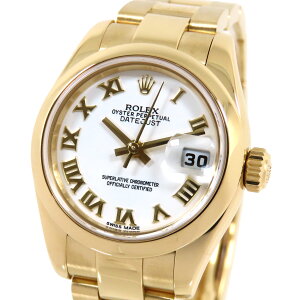 �y�ő�3���~�����N�[�|�� ���ʌ���z ROLEX �����b�N�X �f�C�g�W���X�g 179168 K�� �z���C�g������ K18YG 750 �C�G���[�S�[���h ��102.0g �r���v �������� ���f�B�[�X ���������y�d��ρz241001033059
