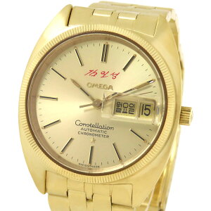 OMEGA �I���K �R���X�e���[�V���� ������ ���a60���N�L�O���f�� 168.0057 �V�����p���S�[���h������ K18YG 750 �C�G���[�S�[���h �����C �A���e�B�[�N ���B���e�[�W ��126.9g �r���v ������ �����Y ��