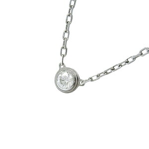 �y�ő�10���~�����N�[�|�� ���ʌ���z CARTIER �J���e�B�G �_���[�� �_�C�� �l�b�N���X SM K18WG 750 �z���C�g�S�[���h �_�C�������h 37.5cm �A�W���X�^�[�t ����� 3.0g �A�N�Z�T���[ ���f�B�[�X ��