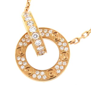 �y�ő�10���~�����N�[�|�� ���ʌ���z Cartier �J���e�B�G ���u �T�[�N�� �p���F �_�C�� �l�b�N���X B7224528 K18PG 750 �s���N�S�[���h �_�C�������h 41cm �A�W���X�^�[�t�� ��5.5g �A�N�Z�T���[ �y��