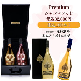 あす楽対応【送料無料】正規品！超高級プレミアムシャンパンくじ！高級シャンパンがお得に当たる！おひとり様1本まで！【あす楽】特賞は豪華アタッシュケース入り2本セット！