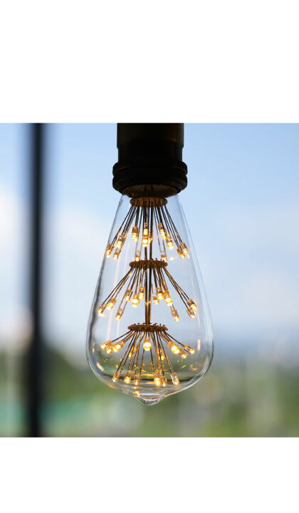 楽天市場 Led 電球 E26 2w 花火電球 照明 ライト 装飾 花火 モダン ライト インテリア ディスプレイ おしゃれ 簡単 店舗 イルミネーション 内装 子供部屋 カフェ バー エントランス 新生活 お祝い 誕生日 プレゼント アンティカフェ Antiqcafe アンティカフェ