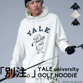 アウトレット 50%OFF 別注 YALE ANTIQUA GOLF 裏毛パーカー メンズ・メール便不可【Z】