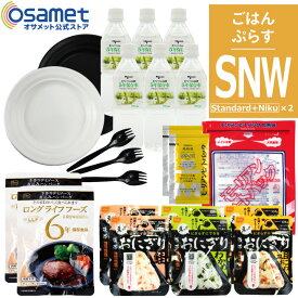 ごはんぷらす【SNW】 防災セット 中身だけ お試し アルファ米 おにぎり 防災食料 備蓄品 備蓄食 備蓄水 非常食 保存食 防災 飲料水 非常食セット 保存水 防災食 防災食セット おかず 登山食 ハンバーグ ヒートパック 加熱袋 発熱剤 非常食おにぎり