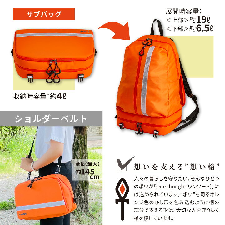 楽天市場】【単品】ワンソート 防災セット 2人用 防災リュック 災害 