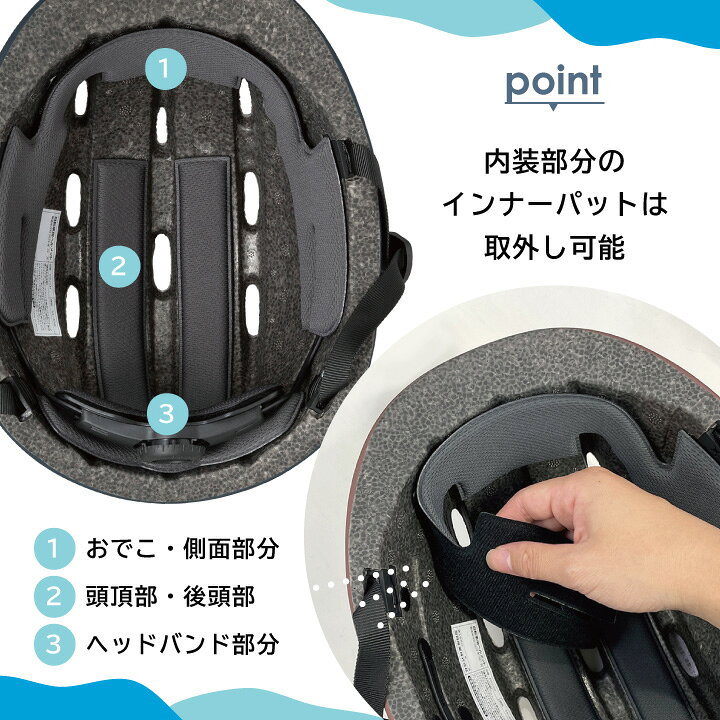 楽天市場】ポイント20倍!! ころんと かわいい 自転車 ヘルメット 