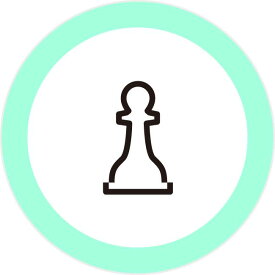 チェス ゲーム 6mmアイコンの浸透印 [ 7562097 ]