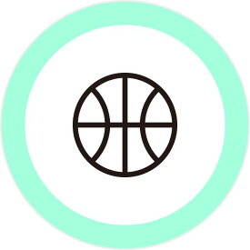 バスケットボール 6mm アイコン スポーツ 観戦 小さい はんこ ハンコ イラスト カレンダー 浸透印 シャチハタ式 [7562068]